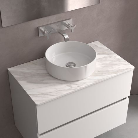 Lavabo, vasque à poser KANDY Blanc - Gioia Materia (1/2)