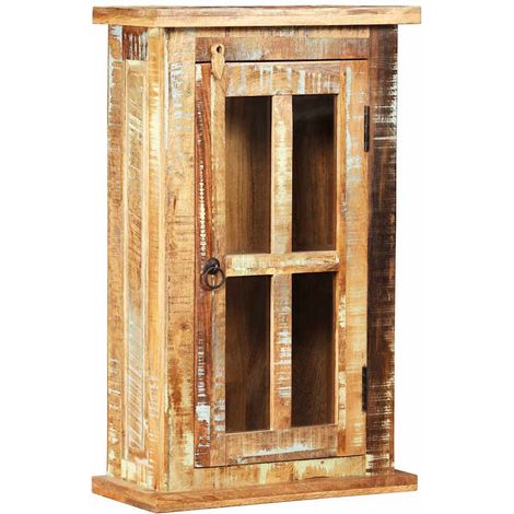 vidaXL Armoire murale Bois massif de récupération 44 x 21 x 72 cm (1/5)