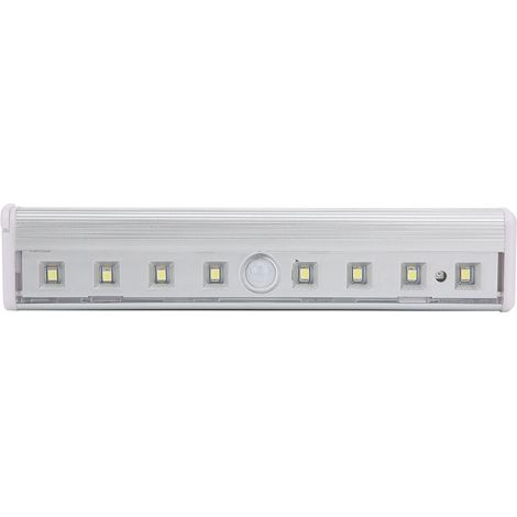 Tragbare 8-LED-Bewegungsmelderleuchte für Kleiderschrank, Flur, Garderobe (1/5)