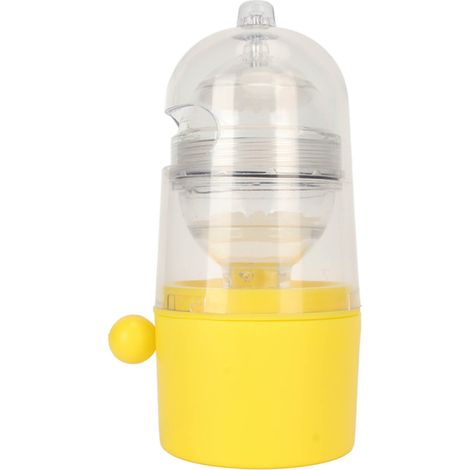 Batteur à œufs manuel, mélangeur portable pour jaunes et blancs d'œufs, batteur à œufs avec ficelle, pour la préparation d'œufs durs jaune doré. (1/5)