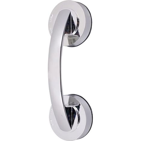 Haltegriff für Toilette, Saugnapfgriff, tragbarer Duschhaltegriff, 1 Stück (silber) (1/5)