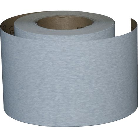 Bohr AAR Lackschleifpapier, Schleifpapier Schleifrolle Schleifband, ideal für Grundierungen, 115 mm Breite, Korn 240, 50 m Rolle