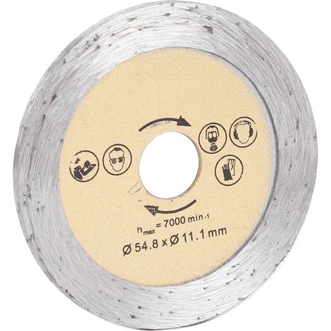 Lot de 3 disques de rechange en acier pour mini-scie de découpe, compatibles avec les scies à marbre. (1/5)
