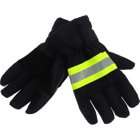 de pompiers ignifuges résistants à la chaleur et isolés de protection lourds en coton polyester pour travaux en plein air, foyers et opérations de sauvetage (1/5)