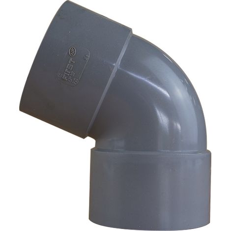 Coude PVC 67°30 Femelle/Femelle Ø80 - First Plast (1/5)