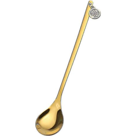 Cuillère à dessert pour le Nouvel An, petite cuillère à mélanger, cuillère cadeau pour le Nouvel An OUW