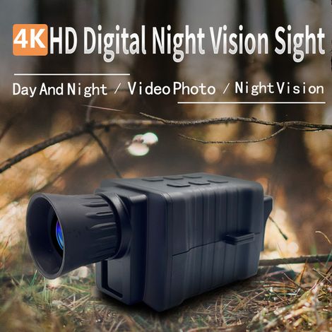 Caméra de vision nocturne NV3000 4K Ultra HD 2023, monoculaire, entièrement noire - Vente directe