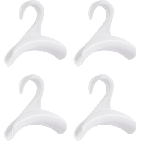 Lot de 4 crochets à dos pour gain de place, rangement de sacs à dos dans placard et armoire