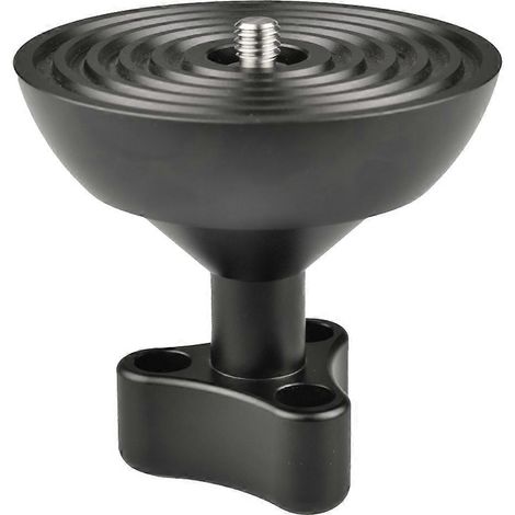 Adaptateur de tête de trépied Apex demi-sphère 100 mm pour montage sur goujon Weifeng Bogen 3/8". (1/5)
