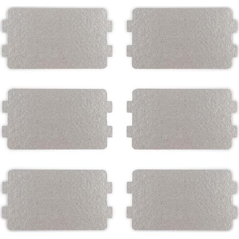 Plaque micro-ondes - Plaque de rechange - 6,4x11,7 cm - 6 Pièces - Universelle pour Micro-ondes