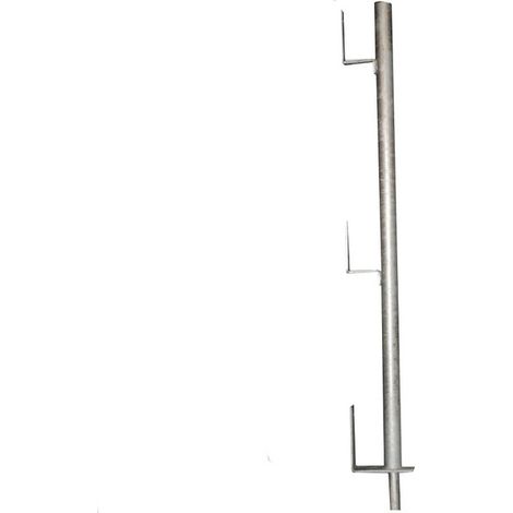 Garde-corps de protection à planche galvanisé Ø 40 mm