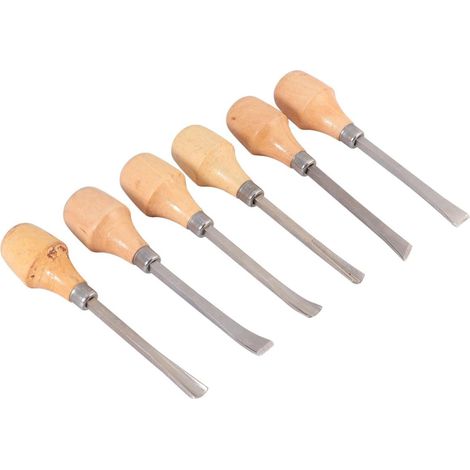 1ensemble Set Outils de Sculpture sur Bois Ciseaux à Bois Professionnels pour Débutants et Amateurs Lames Spéciales Durables pour Sculpture et Menuiserie Style Plusieurs styles (1/5)