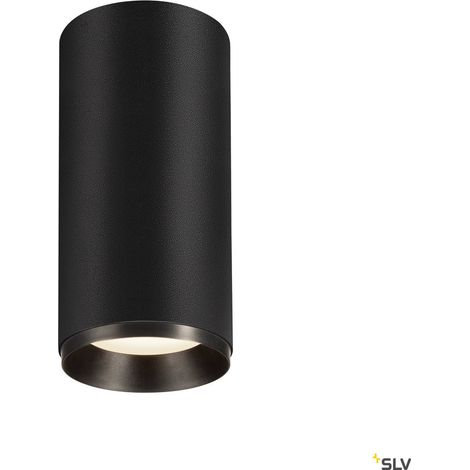 Plafonnier LED NUMINOS® L intérieur noir/noir LED 28W 60° UGR  22 - SLV - 1004620 (1/4)