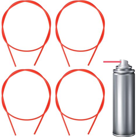12pcs Rallonges Flexibles Aérosol, 50cm Pailles pour Bombes Aérosols pour Peinture Automobile et Réparation de Meubles (1/5)