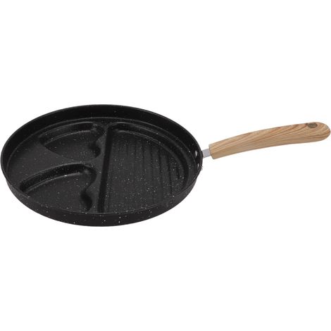 3-in-1 Antihaft-Pfanne für Eier und Steaks, multifunktional für perfektes Kochen zu Hause (1/5)