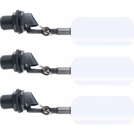 3 Pièces Flotteur de Boule d'eau Fiable Fermer 1/2 Pouce Remplir Le Réservoir d'eau de l'Humidificateur, Robinet à Tournant Sphérique, Soupape de Rechange pour Flotteur d'Étang (1/5)
