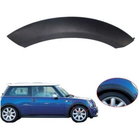 Garniture passage roue BMW Protection voiture Avant droit supérieur, 51131505866, compatible MINI COOPER (2002-2008) Propriétaires MINI COOPER (1/4)