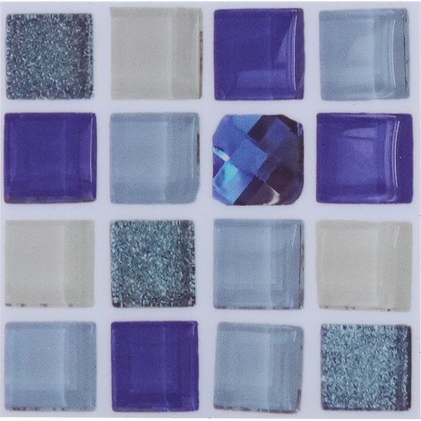 18 Transferaufkleber für Mosaike, Badezimmer, Küche, DIY-Projekte (10x10 cm) Dekorationsset (1/5)