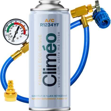 Bomboletta Climeo + tubo flessibile + adattatore R1234yf