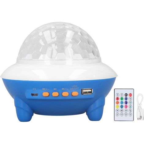 de projection à boule lampe musicale de bureau rechargeable