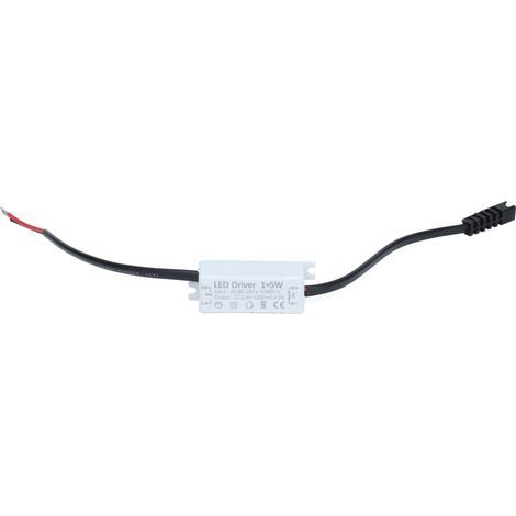 Alimentation LED 5W Transformateur Pilotage Constant 1200mA 2‑4V DC Adapter AC 85‑265V pour Lumière Extérieure DIY (1/5)