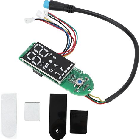 Carte de circuit pour trottinette électrique Xiaomi M365 avec écran et interrupteur - Pièces de rechange améliorées vertes