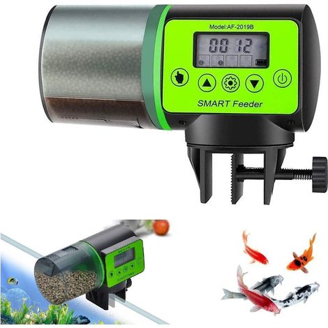 200-ml-Fischfutterspender, Futter für Zierfische, mit digitalem Timer