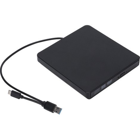 Lecteur optique externe USB Type-C, vitesse stable de 5 Go/s, Plug & Play, bonne compatibilité avec les lecteurs DVD (1/5)