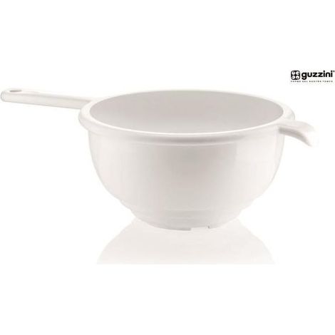 Colander avec poignée Ø 24 cm blanc 240x400x120