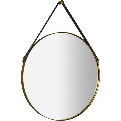 Sapho Orbiter - Spiegel im Rahmen, Durchmesser 60 cm, Gold matt ORT060G (1/4)