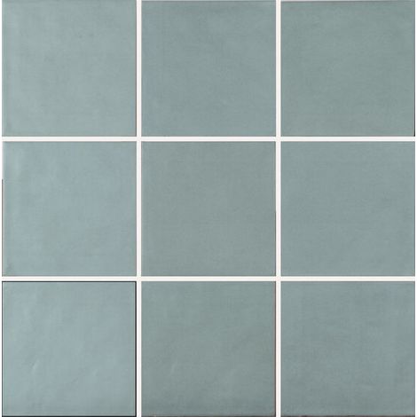 Carrelage effet argile DUST UNI 15x15cm Turquoise - boîte de 0.50 m2 UNI 15x15 cm 99adac -  - boîte de 0.50 m2