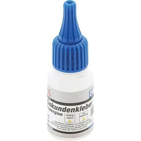 Colle Cyanocrylate - Prise Rapide Faible Viscosité - Pour Métal Plastique Caoutchouc - 2 g