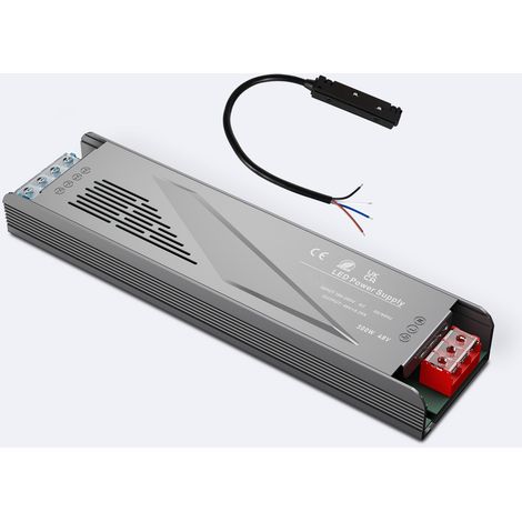 Kit Bloc d'Alimentation Externe 48V DC + Connecteur pour Rail Magnétique 20mm 300 W