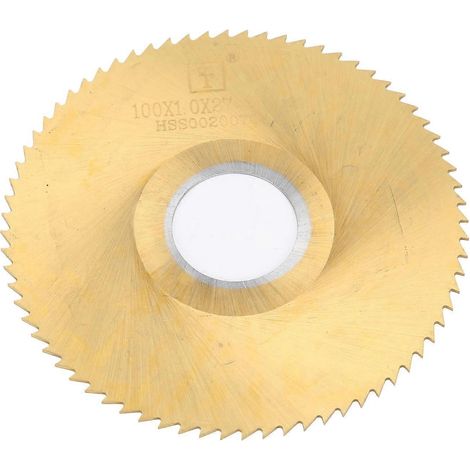 Lame de scie circulaire à 72 dents, revêtement en titane, disque de coupe HSS pour métaux non ferreux