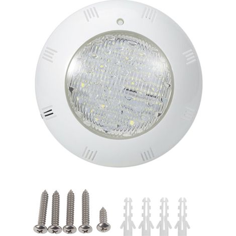 Underwater Light, 15W AC12V LED White Light IP68 Waterproof RGB Underwater Swimming Pool Lighting (15W White Light) (1/5)