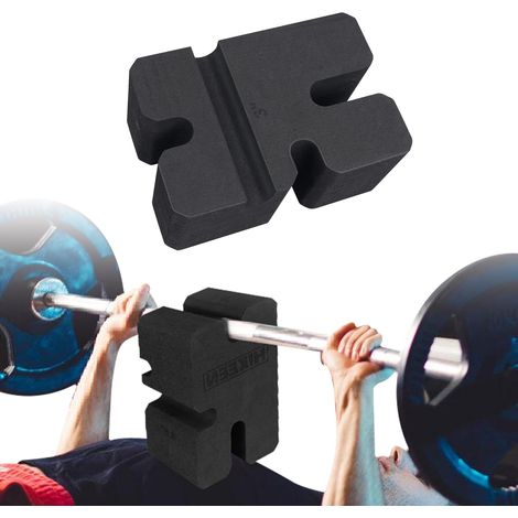 Bloc de Presse de Banc, Banc de Presse Réglable de 2 à 5 Planches pour Banc de Musculation, Bloc de Banc de Musculation Antidérapant en Mousse EVA, Bloc de Développé Couché pour Fitness (1/5)