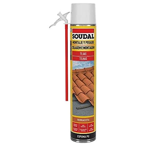 Dachziegel Schaum rot Kanüle 750ml soudal (1/2)