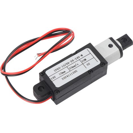 Actionneur linéaire électrique miniature course 10 mm poussée 20 N vitesse 30 mm/s pour meuble robot (1/5)