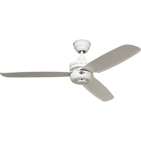 NIGHT FLIGHT 132, Ventilatore senza Luce, CasaFan - Corpo: Bianco - Colore Pale: Bianco (1/3)