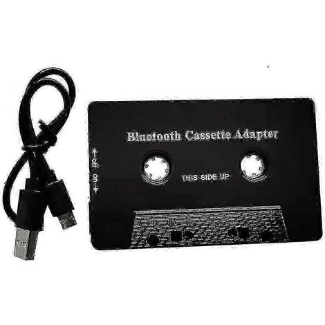 Adaptateur audio universel pour cassette audio Bluetooth 5.0 avec microphone intégré, compatible avec les téléphones portables, les lecteurs MP3 et les câbles AUX - dt (1/5)