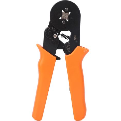 Pince à Sertir - Plage de Sertissage 0.25 à 10 mm² - Pour Cosses Tubulaires et À Broche - Autoreglable - 1 Pièce (1/5)