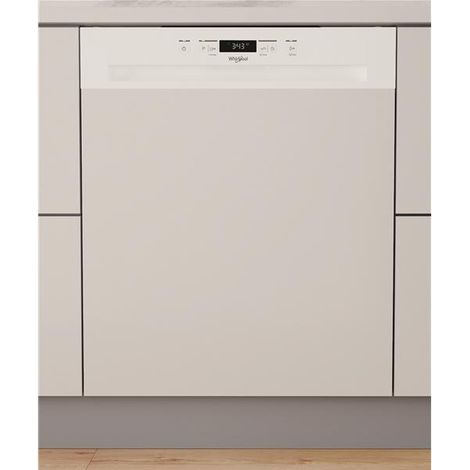 Lave-vaisselle 60cm 14 couverts 46bd intégrable avec bandeau - Whirlpool - W3PFD636W