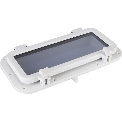 Hublot Rectangulaire 400x200 Anti-UV pour Bateau Yacht, Verre de Fenêtre Marine, Hublot de Coque, Étanche et Résistant, 1 Pièce (1/4)