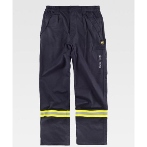 Pantalón ignífugo para soldadura y arco eléctrico WORKTEAM B1498 (1/3)