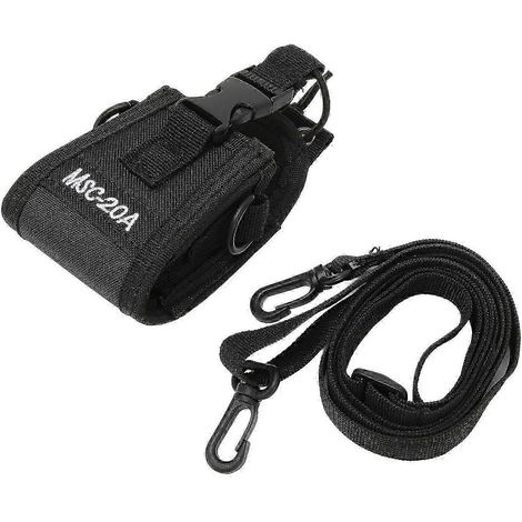 Étui pour radio bidirectionnelle MSC-20A avec bandoulière, compatible avec les radios Kenwood, Motorola et HYT MSC-20A (1/5)