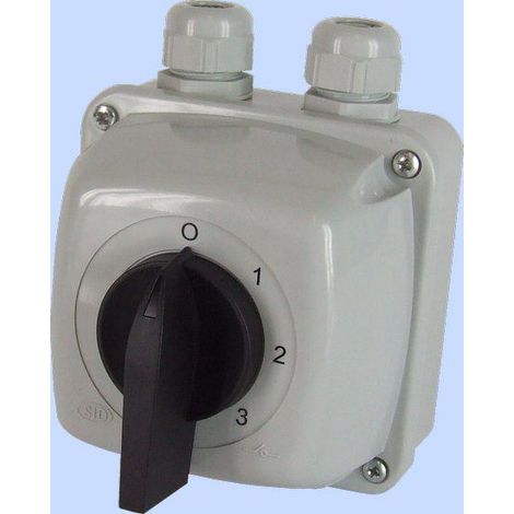 Interruptor de acoplamiento cam Elektromet 924063 40A IP44 3 polos (1/2)