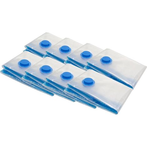 Lot 8 housses rangement sous vide 100 x 70 cm taille XL (1/5)