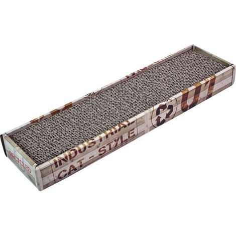 Set 12 pezzi Tiragraffi Cartone C/ Catnip 48x25,5x5 cm.: Set 12 pezzi Tiragraffi Cartone C/ Catnip