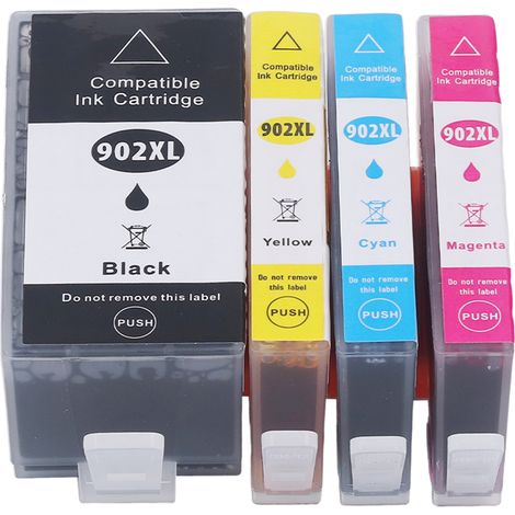 Ensemble de cartouches d'encre BK CMY (noir et couleur) pour Officejet Pro 6978 6960 6962 6968 6954 6958 6950 6951 6970 (1/5)