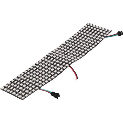 WS2812 LED programmabili flessibili e indirizzabili individualmente per display video, DC5V (8x32)